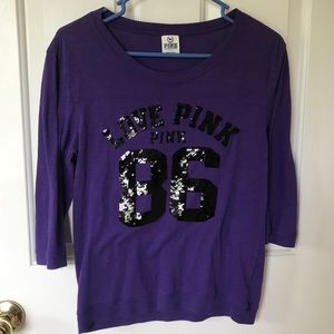 Victoria’s Secret Bling Love Pink 88 shirt